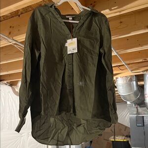 Knox Rose Forest Green Blouse